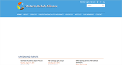 Desktop Screenshot of ontariorehaballiance.com